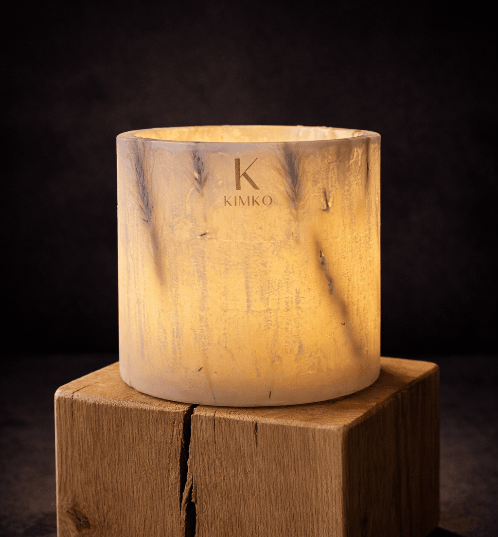 Création artisanale KIMKO — bougie décorative faite main en Belgique